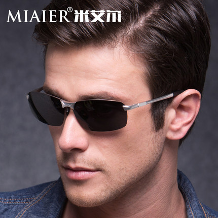 米艾尔 男士太阳镜偏光镜 开车驾驶司机镜潮墨镜男款运动太阳眼镜