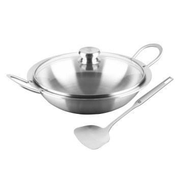 ZWILLING双立人 双耳 Twin Living中式炒锅2件套 40470-025-982