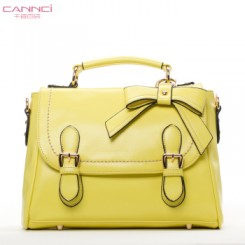 CANNCI千姿百袋 2015新款女包 夏糖果色蝴蝶结单肩包斜挎包 L31169-2 多色可选