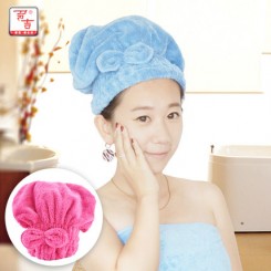多吉 干发帽加厚吸水浴帽擦头发速干毛巾包头巾 强吸水干发巾 4色可选
