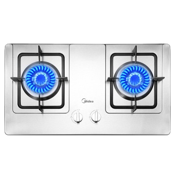Midea美的 JZT-Q636 不锈钢内旋火 嵌入式燃气灶(天然气)