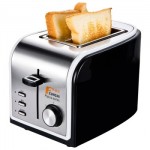 Fxunshi华迅仕 MD-401家用不锈钢烤面包机多士炉早餐机 黑色