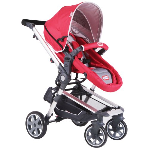 Little Tikes 小泰克 高景观婴儿推车 红色/灰色可选