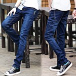 凯登狮 韩版夏季薄款男士牛仔裤 小脚裤 休闲长裤 5色可选