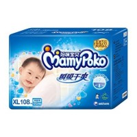 MamyPoko妈咪宝贝 瞬吸干爽 纸尿裤 男/女宝宝 XL108片(12kg以上适用)尿不湿