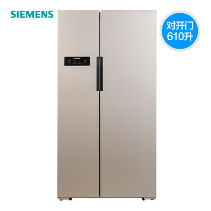 SIEMENS西门子 BCD-610W(KA92NV03TI)双开家用对开门电冰箱无霜