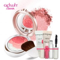 Qdsuh巧迪尚惠 蝶恋玫瑰腮红8g 韩国烤粉胭脂腮红 修容提亮易上色 2色可选
