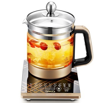 SKG 8049 多功能养生壶加厚电玻璃全自动中药壶 暗金色