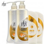 拉芳 柔顺洗发水750ml*2+送2瓶臻致修护精华素 抚平毛躁洗护套装