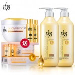 拉芳 臻致修护洗发水600ml*2 赠送倒膜+精油组合修复干枯毛躁