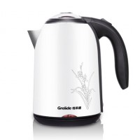 Grelide格来德 WWK-D1513K电热水壶双层保温烧水壶 自动断电 2色可选