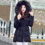 佳雪利 2015棉服女装中长款加厚修身大毛领羽绒服冬装棉衣 多款可选