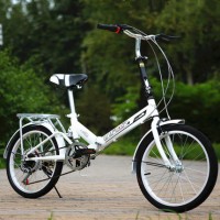 英菲力尔 20寸炫彩变速单速折叠自行车 多款多色可选