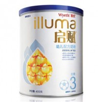 Wyeth惠氏 illuma启赋 幼儿配方奶粉3段 400g桶装