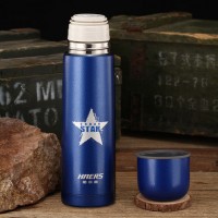 HAERS哈尔斯 FB-500保温杯 女士便携创意杯子学生暖壶 男士高档户外不锈钢水杯 500ml