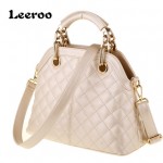 LEEROO丽柔 2015PU女包单肩包包新款时尚潮流小包菱格纹欧手提斜挎包 10款可选