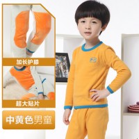 南极人 婴幼儿男女童秋冬季加绒加厚保暖内衣套装 秋衣秋裤 18款可选