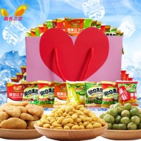 徽香之恋 50袋零食大礼包830g 美食品礼盒套餐 休闲小吃