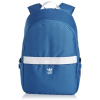 adidas 阿迪达斯 CORE 中性 双肩背包 AB2673 鸟羽蓝/白 NS