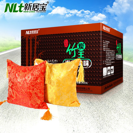 新居宝 竹炭包 汽车用除味除甲醛活性炭包 新车内除异味车载竹碳包1000g