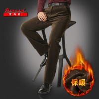 爱马伦 秋冬灯芯绒男裤休闲裤中老年男士条绒裤直筒宽松长裤子男装