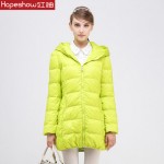 红袖 冬装韩版羽绒服短款修身外套 H5631034 三色可选