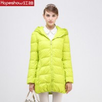 红袖 冬装韩版羽绒服短款修身外套 H5631034 三色可选