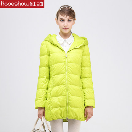 红袖 冬装韩版羽绒服短款修身外套 H5631034 三色可选