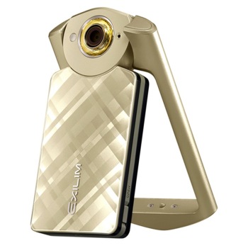 CASIO卡西欧 EX-TR500 数码相机 单机版 金色 (1110万像素 21mm广角 自拍神器)