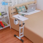 诺译 家用简约笔记本电脑桌床上用懒人床边桌移动升降写字书桌子