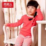 南极人 冬季新款男女童加绒加厚保暖内衣套装 宝宝冬装 多款可选