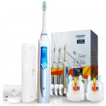 Lebond力博得 Ilife系列I3声波电动牙刷(和谐蓝 含6支刷头)
