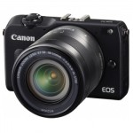 Canon佳能 EOS M2 微型单电套机 微单相机 黑色 (EF-M 18-55mm f/3.5-5.6 IS STM、闪光灯90EX)