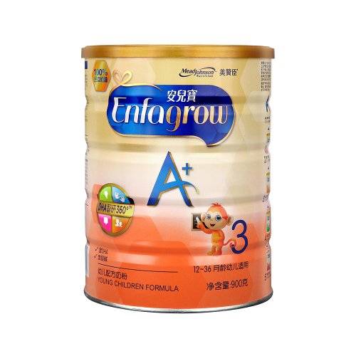 Mead Johnson 美赞臣 安儿宝A+ 3段奶粉(1-3岁幼儿适用)900g (进口奶源)全新包装