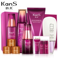 Kans韩束 墨菊巨补水化妆品套装女秋冬深层保湿爽肤水乳液护肤品 8件套