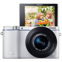 SAMSUNG三星 NX3300自拍 时尚微型单电套机 (20-50mm) 白色 蓝调经典款 内附16G卡