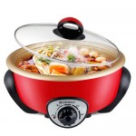 Rnice雅乐思 PJ008多功能电火锅 3.5L大容量 家用电煮锅 宿舍多用途锅