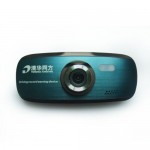 清华同方 A20行车记录仪 2.7英寸显示屏 镜头视角 158°A+级广角镜头 夜视功能 循环录影(深蓝色)