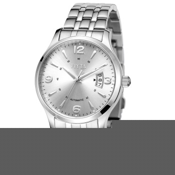 FIYTA飞亚达 手表 卓雅系列机械男表白盘钢带DGA0008.WWW