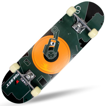 Joerex祖迪斯 极限轮滑单翘滑板 中性 5174 黄色/红色