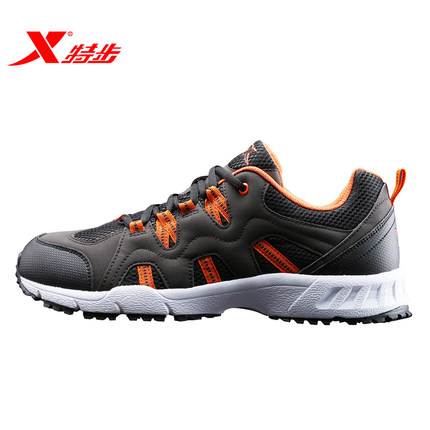 XTEP特步 户外登山鞋男鞋 秋冬季越野跑鞋 保暖防滑减震抗冲击徒步鞋