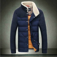 DoaVsng 冬季男士羽绒外套 韩版修身加厚立领羽绒服青年男装 2色可选
