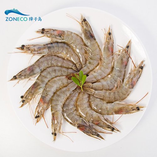 獐子岛 原产地厄瓜多尔白虾1.8kg 南美进口新鲜海鲜冷冻海虾