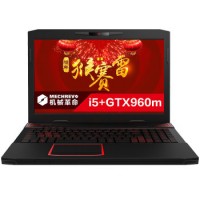 MECHREVO机械革命 MRX6S-LE01 15.6英寸游戏本笔记本电脑(i5-4210M/4G/64SSD+1T/GTX960M 2G独显/IPS屏)黑