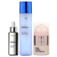 LOREAL欧莱雅 雪颜美白套装(科研致白精华液30ml+柔肤水175ml+慕昔霜(赠品))