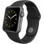 Apple Watch Sport 智能手表(38毫米深空灰色铝金属表壳搭配黑色运动型表带 MJ2X2CH/A)