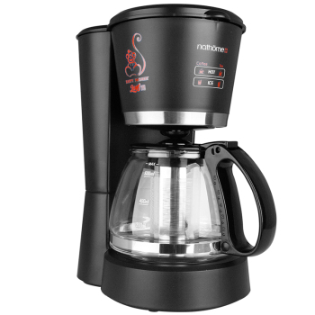 nathome北欧欧慕 咖啡壶滴漏泡茶一体机猴年限量版NKF6002