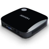 HASEE神舟 Mini PCS-B 迷你台式主机(英特尔四核J1900/4G/128GB SSD/HD核芯显卡/千兆网卡/WIFI无线)黑色