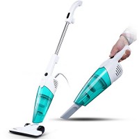 Deerma德尔玛 DX128C 家用吸尘器 迷你手持小型推杆吸尘器 有效除螨