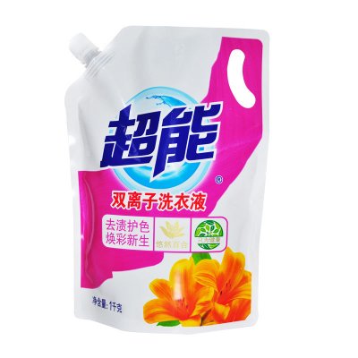 超能洗衣液双离子焕彩新生1kg/袋装